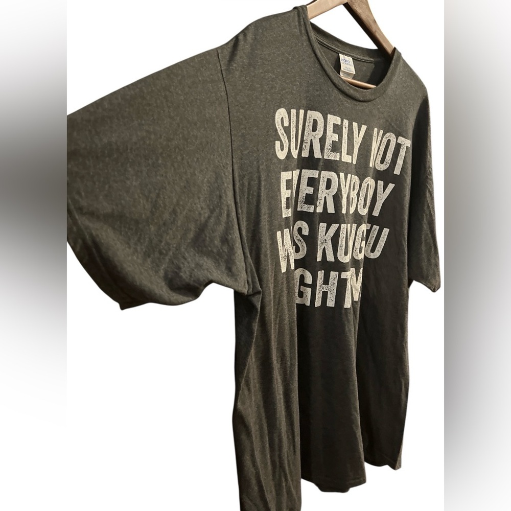 Port and Company Grey Funny Wording Design Big & Tall T-Shirt Size 3XL - Picture 5 of 10